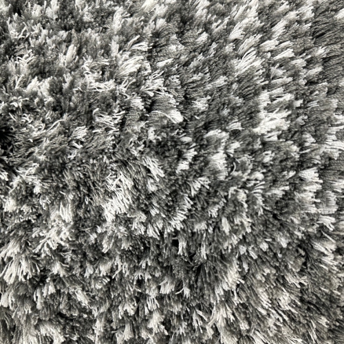 Maison Concepts Handwoven Pouf Wooden Stand Grey