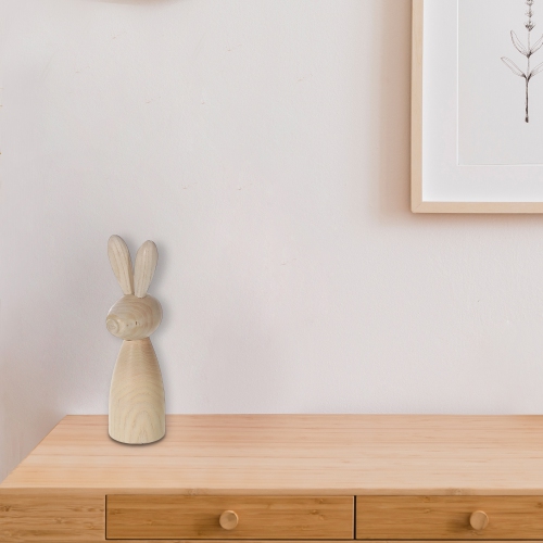 Maison Concepts Natural Wooden Bunny Decor
