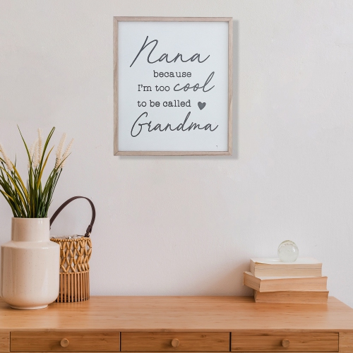 Maison Concepts Framed Wood Sign For Grandma