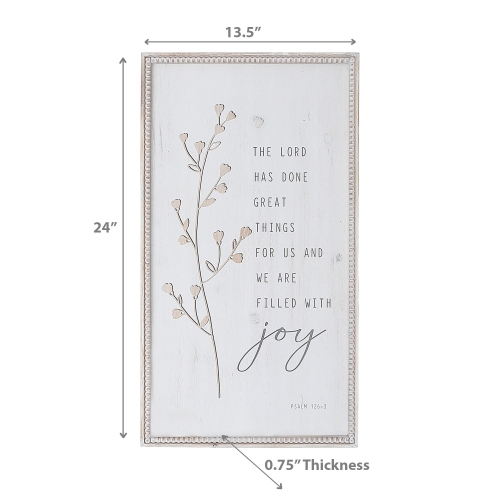 Maison Concepts Framed Wooden Sign The Lord Has Done Great