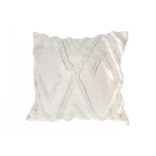 Maison concepts Slub Cotton Ivory Cushion Arrow 18 x 18 - Ensemble de 2