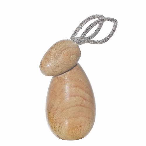 Maison Concepts Wooden Bunny With Metal Ears
