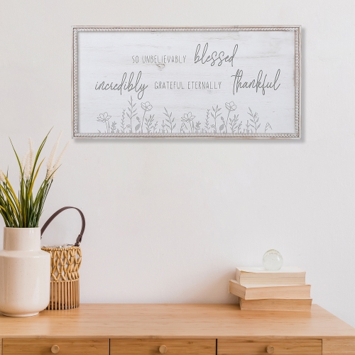 Maison Concepts Framed Wooden Sign So Unbelievably Blessed