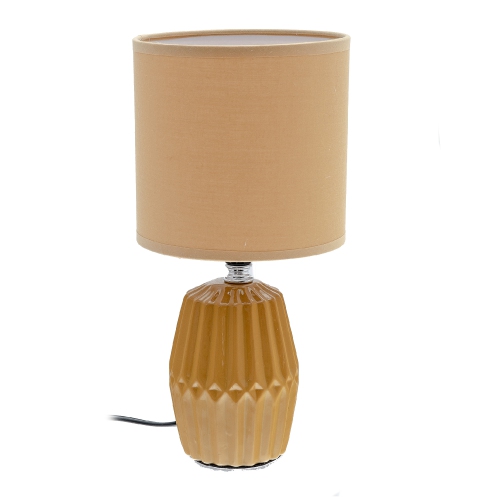 MAISON CONCEPTS  Ceramic Table Lamp With Shade Meridian In Yellow