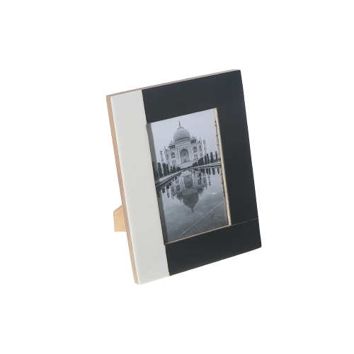 Maison Concepts 5X7 Black & White Inlay Photo Frame