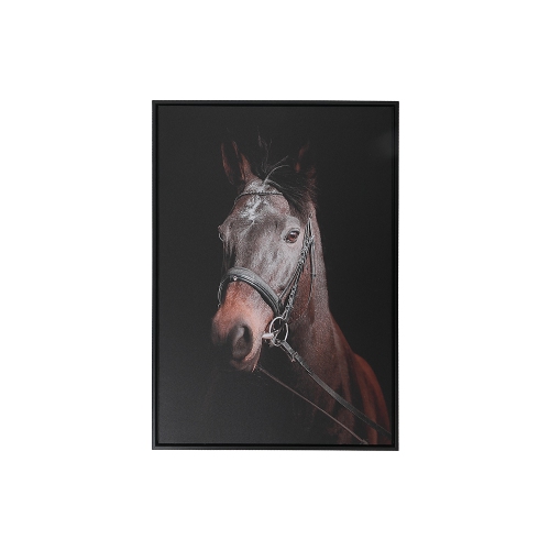 Maison concepts – Cheval d’art mural encadré sur toile