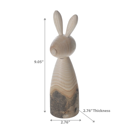Maison Concepts Wooden 2 Tone Bunny Decor Large