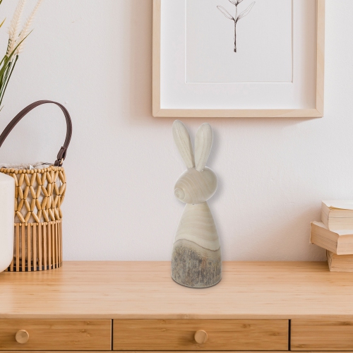 Maison Concepts Wooden 2 Tone Bunny Decor Small