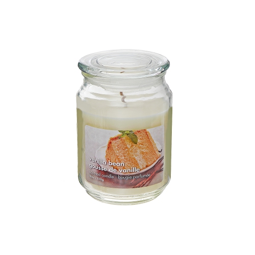 Maison Concepts 18 Oz Scented Jar With Glass Lid Vanilla Bean - Set of 2