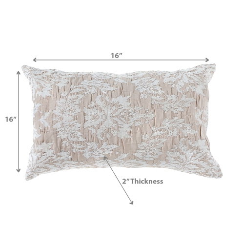 Maison Concepts Cotton Linen Viscose Chenelle Cushion 16 X 26 - Set of 2