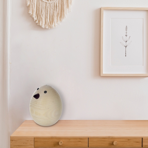 Maison Concepts Natural Wooden Chick Egg Decor