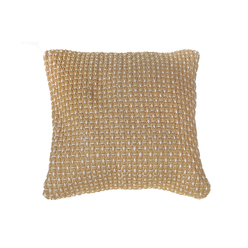 Maison Concepts Microfibre Handloom Cushion Ochre 18 X 18 - Set of 2