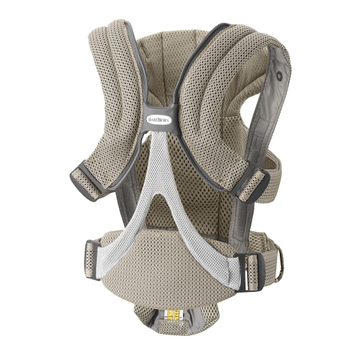BabyBjorn Baby Carrier Free - 3D Mesh, Grey/Beige