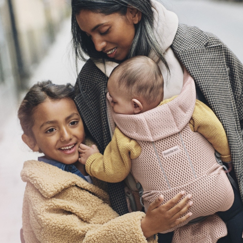 BabyBjorn Baby Carrier Free - 3D Mesh, Dusty Pink