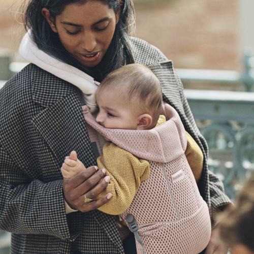 BabyBjorn Baby Carrier Free - 3D Mesh, Dusty Pink