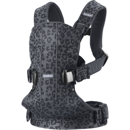 Porte-bébé ONE Air de BabyBjorn - léopard anthracite