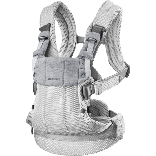 Porte-bébé Harmony de BabyBjorn - 3D filet, argenté