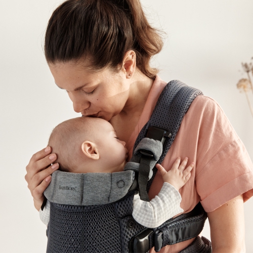 BabyBjorn Harmony Carrier - 3D Mesh, Silver