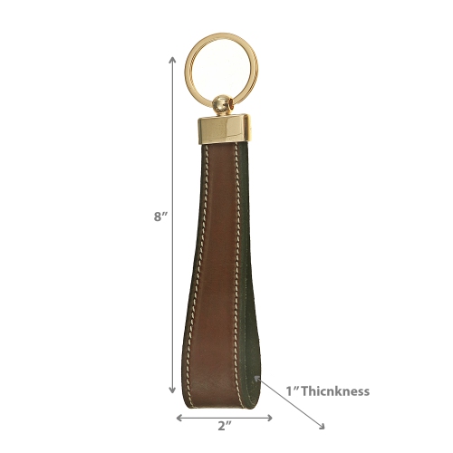 Maison Concepts Genuine Leather Key Chain Cherry
