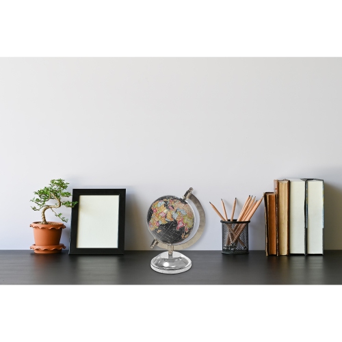 Maison Concepts 4" Decorative Black Globe With Stand