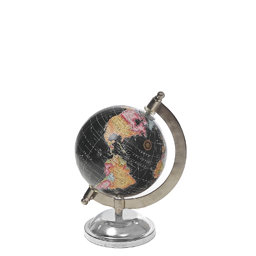 Maison Concepts 4" Decorative Black Globe With Stand