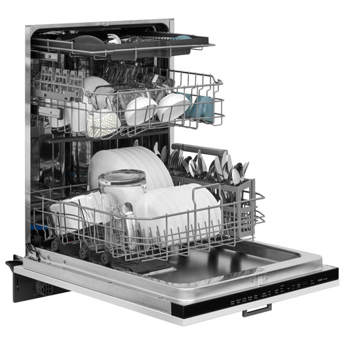 Frigidaire 24" 49dB Built-In Dishwasher with Stainless Steel Tub & Third Rack - Panel Ready
