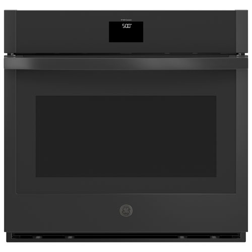 GE 30" 5.0 Cu. Ft. True Convection Electric Wall Oven - Black