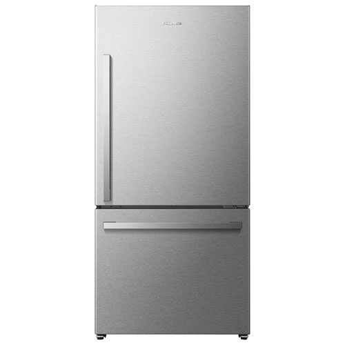 Hisense 31.3" 22.3 Cu. Ft. Bottom Freezer Refrigerator - Stainless Steel