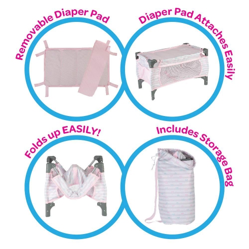 Deluxe Pack N Play Pink