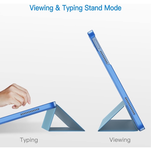 iPad 11th Generation Case 2025 , iPad 10th Generation Gen 10.9-inch Case - Smart Folio Cover (2022) - Sky Blue