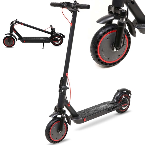 MOTIONGREY Plus Portable Electric Scooter Adults 35Km Range 350W Motor 8.5 Burst Proof Tires 25 Km h Top Speed Added Suspension E