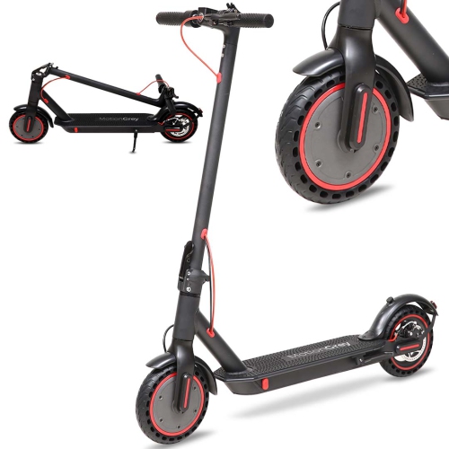 MotionGrey Portable Electric Scooter adults | 25km Range | 250W Motor | 8.5" Burst Proof Tires | 25 km/h Top Speed | Rear Fender | E Scooter for adul