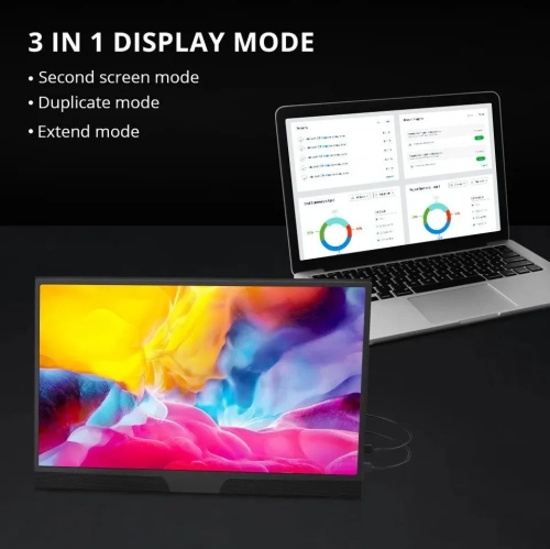 UPERFECT 15.6" 1920x1080 Portable Monitor IPS Screen Gaming Monitor For Laptop PS Xbox