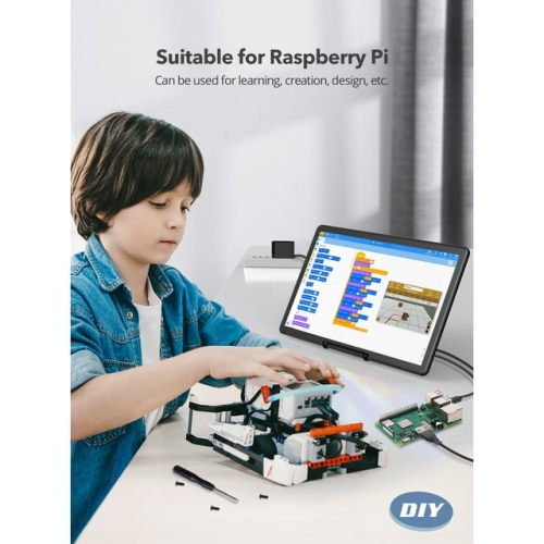 Portable Comouter Monitor Touchscreen W/ HDMI VGA DVI Industrial Input , 15.6" HDR 1080P IPS Display for Pi TV Box PS4 Laptop Mac Industrial Medical