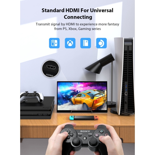 UPERFECT X True Portable Monitor Touchsreen USB-A 14.0 VGA HDMI USB C Display