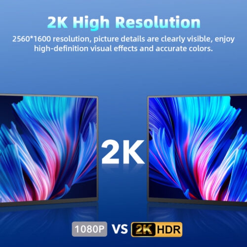 UPERFECT 16" Portable Monitor 2K QHD Screen HDR LCD Display with VESA Mountable