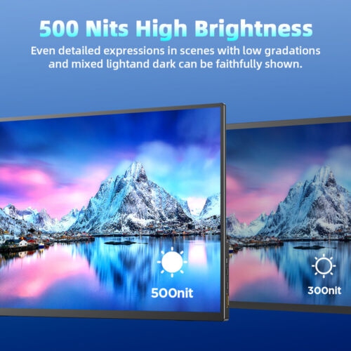 UPERFECT 16" Portable Monitor 2K QHD Screen HDR LCD Display with VESA Mountable