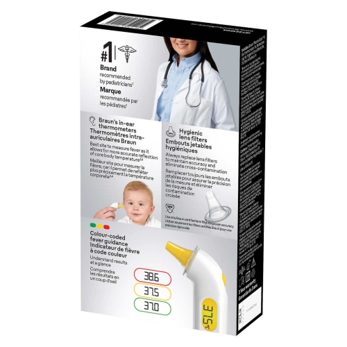 Braun ThermoScan 4 Ear Thermometer with 61 Lens Filters