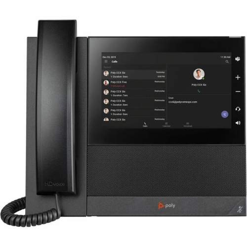 HP Poly CCX 600 Media IP Phone - Black