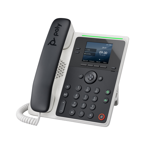 Téléphone IP poly Edge E100 de HP - Noir