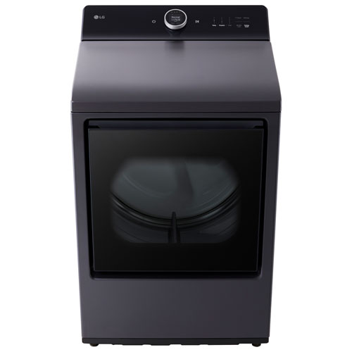 LG EasyLoad 7.3 Cu. Ft. Electric Steam Dryer - Matte Black