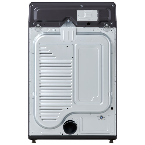 LG EasyLoad 7.3 Cu. Ft. Electric Steam Dryer - Matte Black