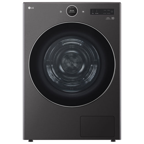 LG 7.8 Cu. Ft. Heat Pump Electric Dryer - Black Steel