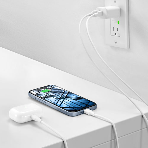 Best Buy Essentials 20W USB-C Wall Charger Kit - 2 Pack - Only at Best Buy
