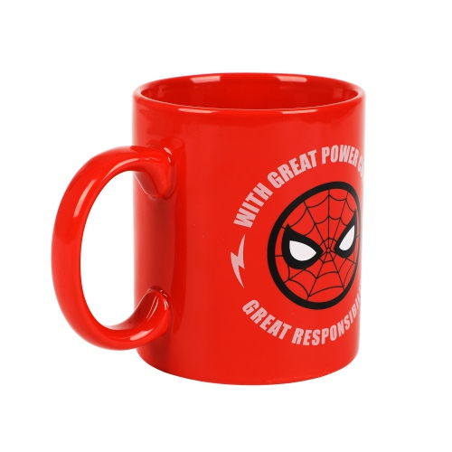 Marvel Spider-Man Great Power Great Responsibility 16oz Mug