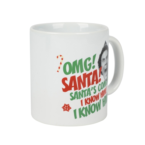 Elf OMG Santa Crew Sock & 14oz Mug Combo