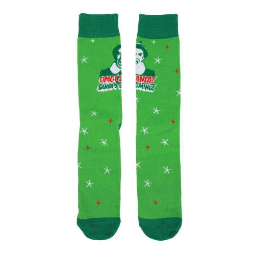 Elf OMG Santa Crew Sock & 14oz Mug Combo