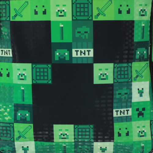 Minecraft Creeper Collage 16" Kids Backpack