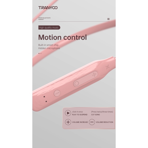 Écouteurs bouton sans fil Bluetooth M13 de TRANYOO résistants à la transpiration et à la transpiration