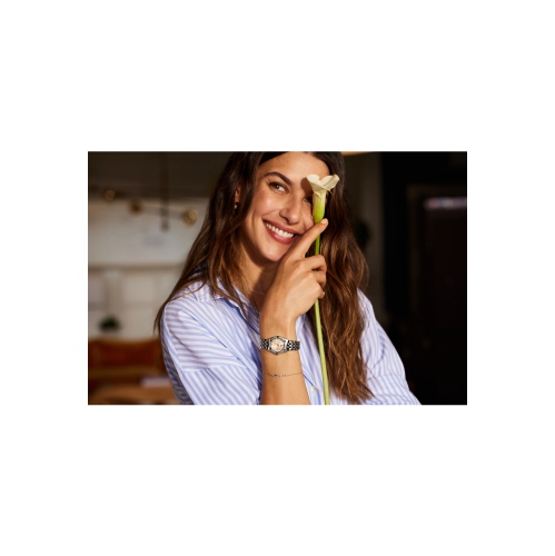 Montre pour femmes Corso Eco-Drive 28&nbsp;mm avec boîtier et bracelet en acier inoxydable argenté et cadran taupe de Citizen